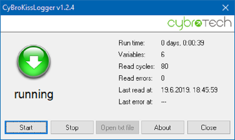 Регистратор данных для контроллеров CYBROTECH CyBroKissLogger-v1.2.4 Даталоггеры
