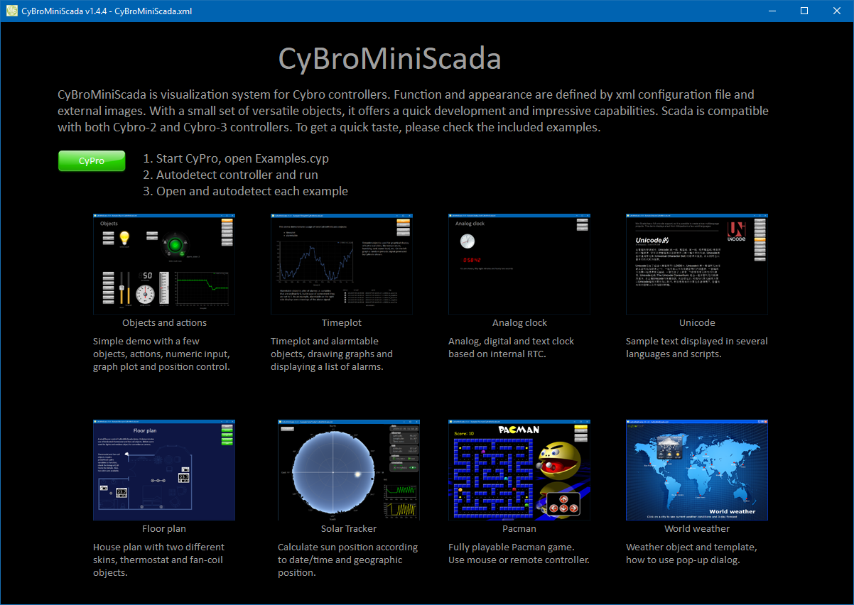 CYBROTECH CyBroMiniScada-v1.4.4 Контроллеры